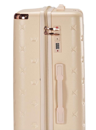 طقم شنط سفر ABS ليمرا، 6 مقاسات، 4 عجلات، WM-237 - بيج product image 7