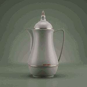 Rotpont thermos, 0.5 liters, glass inner container, plastic outer shell - gray product image