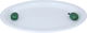 Al Saif Gallery Porcelain Serving Plate, 35.9 x 25.7 x 4.1 cm, Round - White product image 4