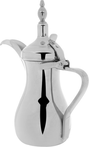 Alsaif Gallery Tuwaiq Steel Dallah, 0.65 L - Silver product image 2