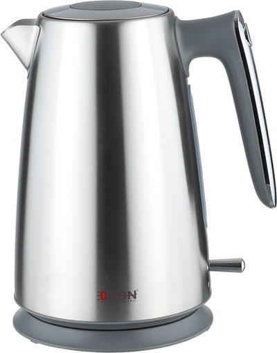 غلاية كهربائية استيل إديسون، 2200 واط، 1.7 لتر، K012HN - رمادي فضي product image 1