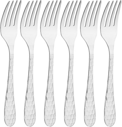 طقم شوك حلا استيل السيف غاليري، 6 قطع، 15x2.2 سم - فضي product image 1