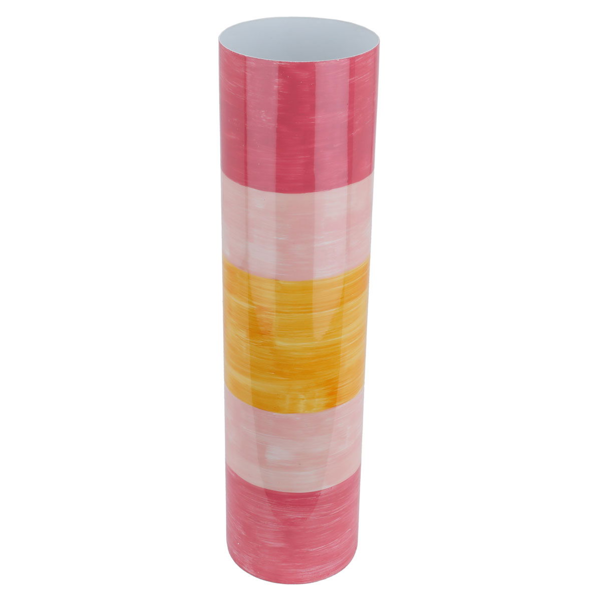 مزهرية بورسلان السيف غاليري، 41.5×10.5 سم - وردي product image 2