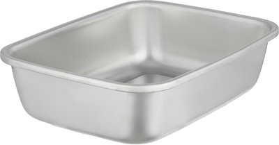 علبة تخزين ستانلس استيل الصحاح، 22x16x7 سم، غطاء بلاستيك، قفل - فضي أسود شفاف product image 3