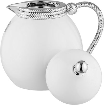 ترمس دلة تميم 9 ستانلس استيل السيف غاليري، 0.5 لتر، يد ذهبي، خدمة ذاتية، ضغاط - أبيض فضي product image 4