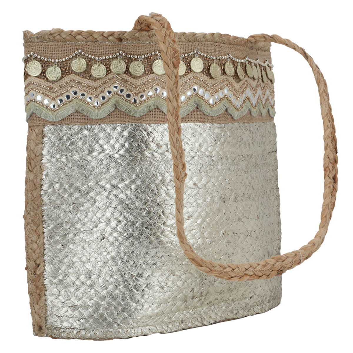 Al Saif Gallery Canvas Thermos Bag, 39 x 32 cm - Multi Color product image 2