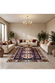 سجادة مجلس بوليستر سجادتي، 300×200 سم، نقشة صدف - أحمر product image 5