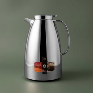ترمس ليما السيف غاليري، 2 لتر، ضغاط، حافظة داخلية زجاج حراري - فضي product image