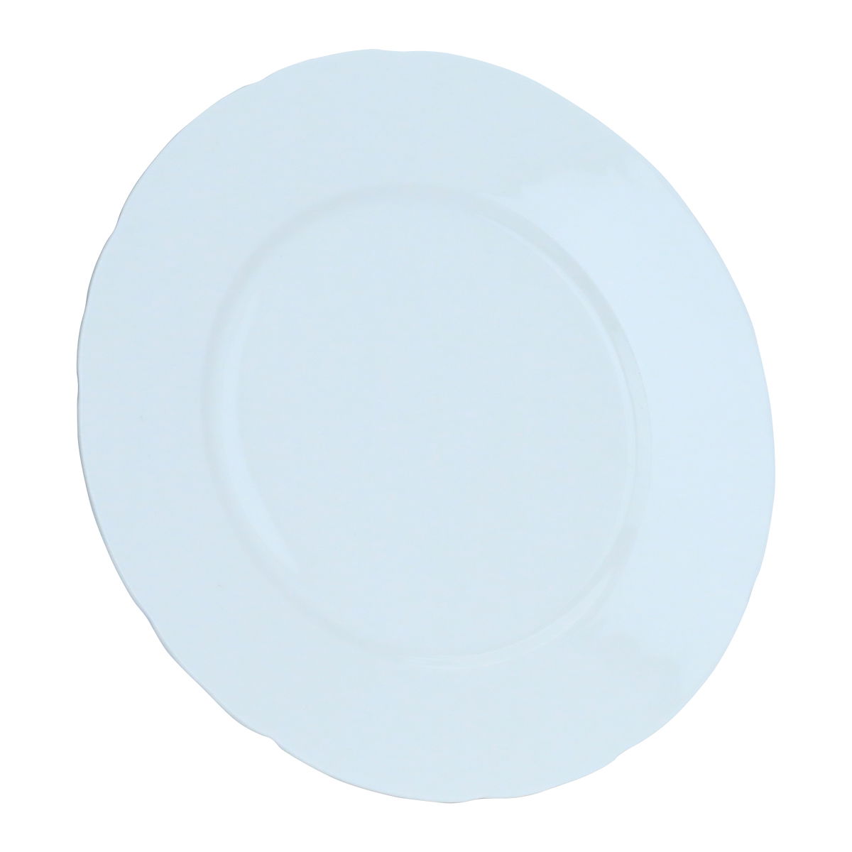 Al Saif Gallery porcelain plate, 8 inches, flat round - white product image 3