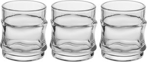 طقم كاسات عصير زجاج السيف غاليري، 3 قطع - شفاف product image