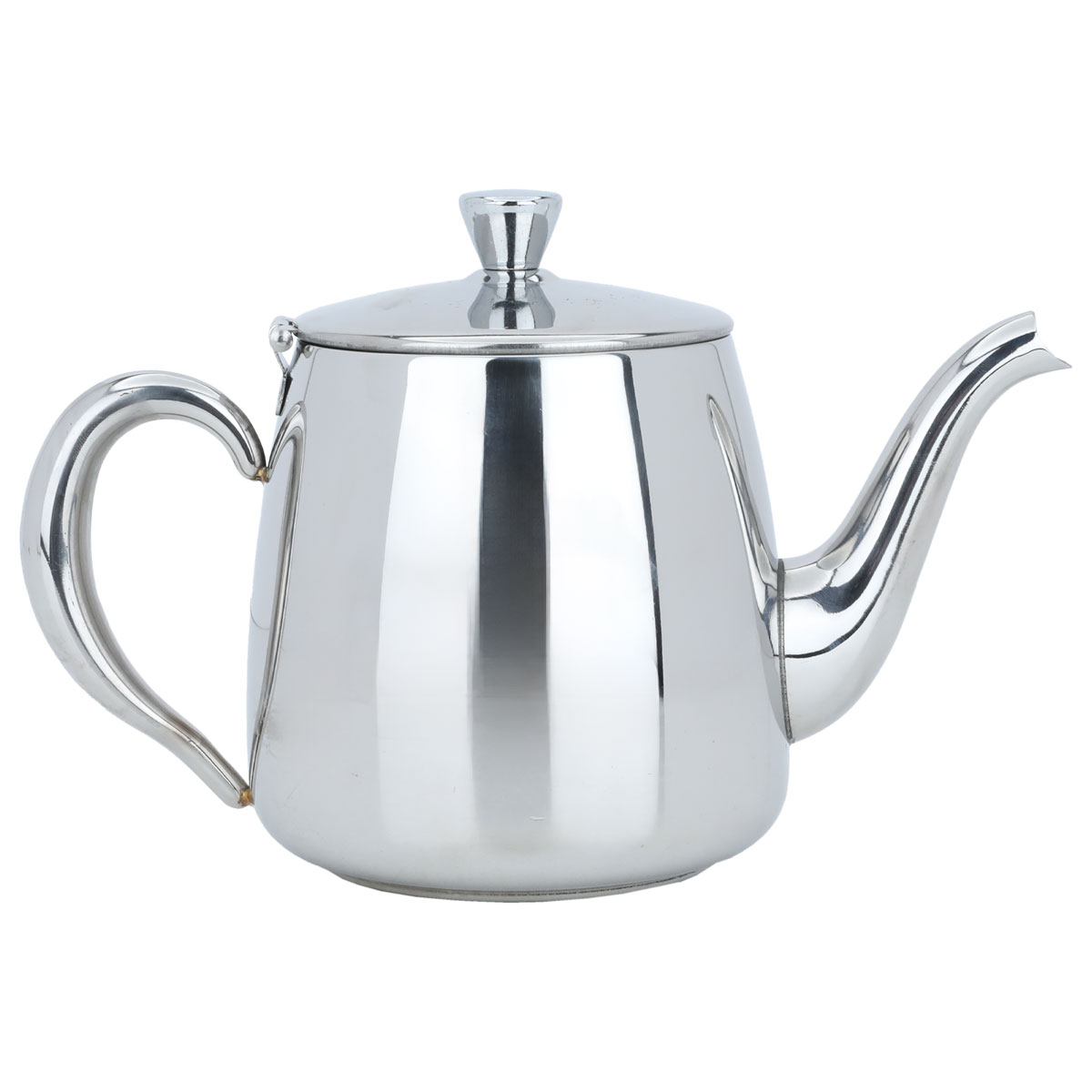 Steel Tea Pot with Al Saif Gallery Handle, 48 oz - Silver product image