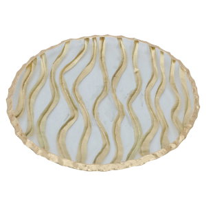 Al Saif Gallery glass sweet dish, 21 x 21 x 2.5 cm - transparent product image 2