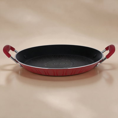 مقلاة تيفلون مستر كوك، 45 سم، يدين احمر - احمر product image 1