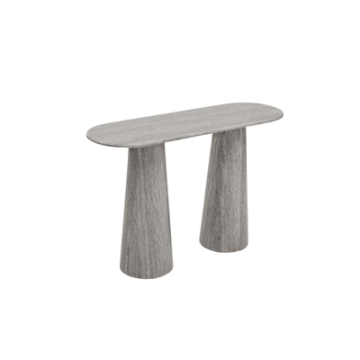 كونسول مدخل استقبال خشب، 120×76×35 سم - رمادي فاتح product image 3