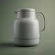 Helios thermos, 1.3 liters, glass inner container, plastic outer shell - light gray product image 1