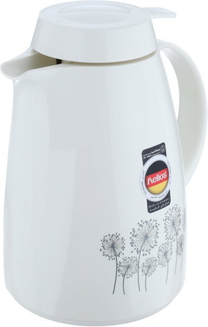 ترمس هيلوز، 1 لتر، حافظة داخلية زجاج - ابيض product image 2