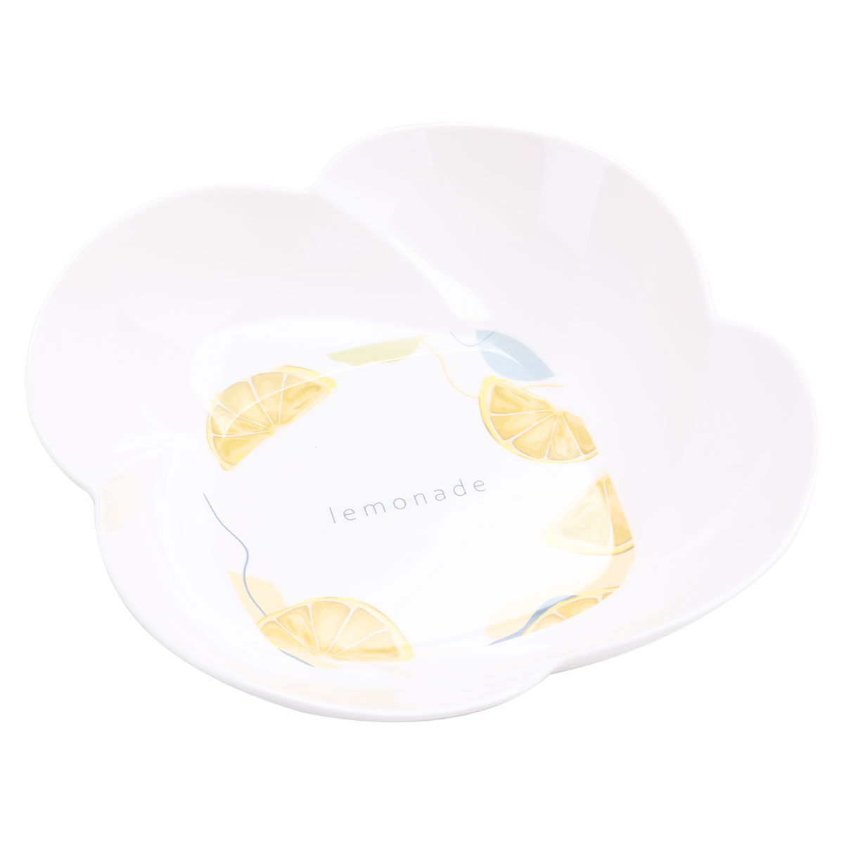 Al Saif Gallery porcelain serving plate, circular, lemon pattern, large, white product image 2