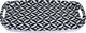 طوفرية تقديم ميلامين السيف غاليري، 35.2x24x4.5 سم، مستطيل - أبيض أسود product image 1