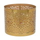 حافظة استيل بغطاء أسود العين الاندلسية، 15×15×12.5 سم، دائري - ذهبي product image 5