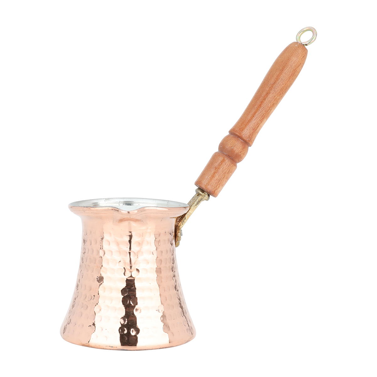 ركوة قهوة نحاس السيف غاليري، 0.35 لتر، بيد خشب - نحاسي product image 1
