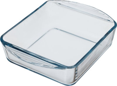 طقم صواني فرن بوركم زجاج باشاباتشى، قطعتين، مربعة - شفاف product image 5