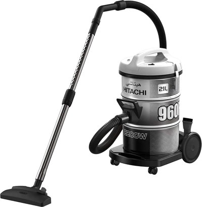 مكنسة كهربائية هياتاشي، 2200 واط، 21 لتر، CV-960F - بلاتيني product image 1