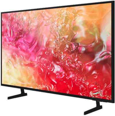 تلفزيون سمارت بدون اطار سامسونج، 55 بوصة، 4K UHD، شاشة LED، نظام تيزن سمارت، ريموت كنترول، حامل جداري، UA55DU7000UXSA - اسود product image 1