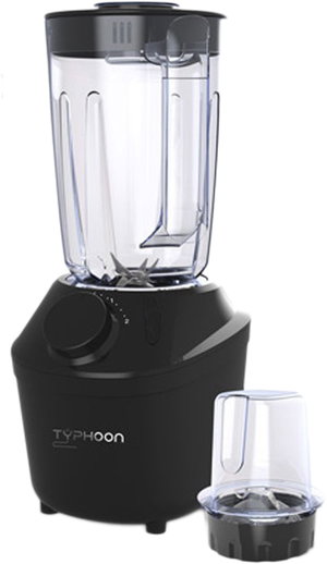 خلاط كهربائي و مطحنة تايفون، 650 واط، 1.8 لتر، TY-02-001 B - اسود product image