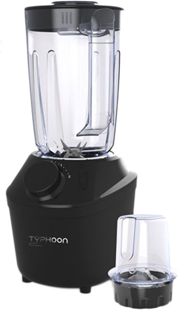 خلاط كهربائي و مطحنة تايفون، 650 واط، 1.8 لتر، TY-02-001 B - اسود product image 1
