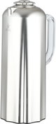 Al Saif Gallery Najdiyah Thermos Set, 1/1 Liter, 2 Pieces, Glass Inner Container, Transparent Handle, Push Button - Matte Silver product image 5