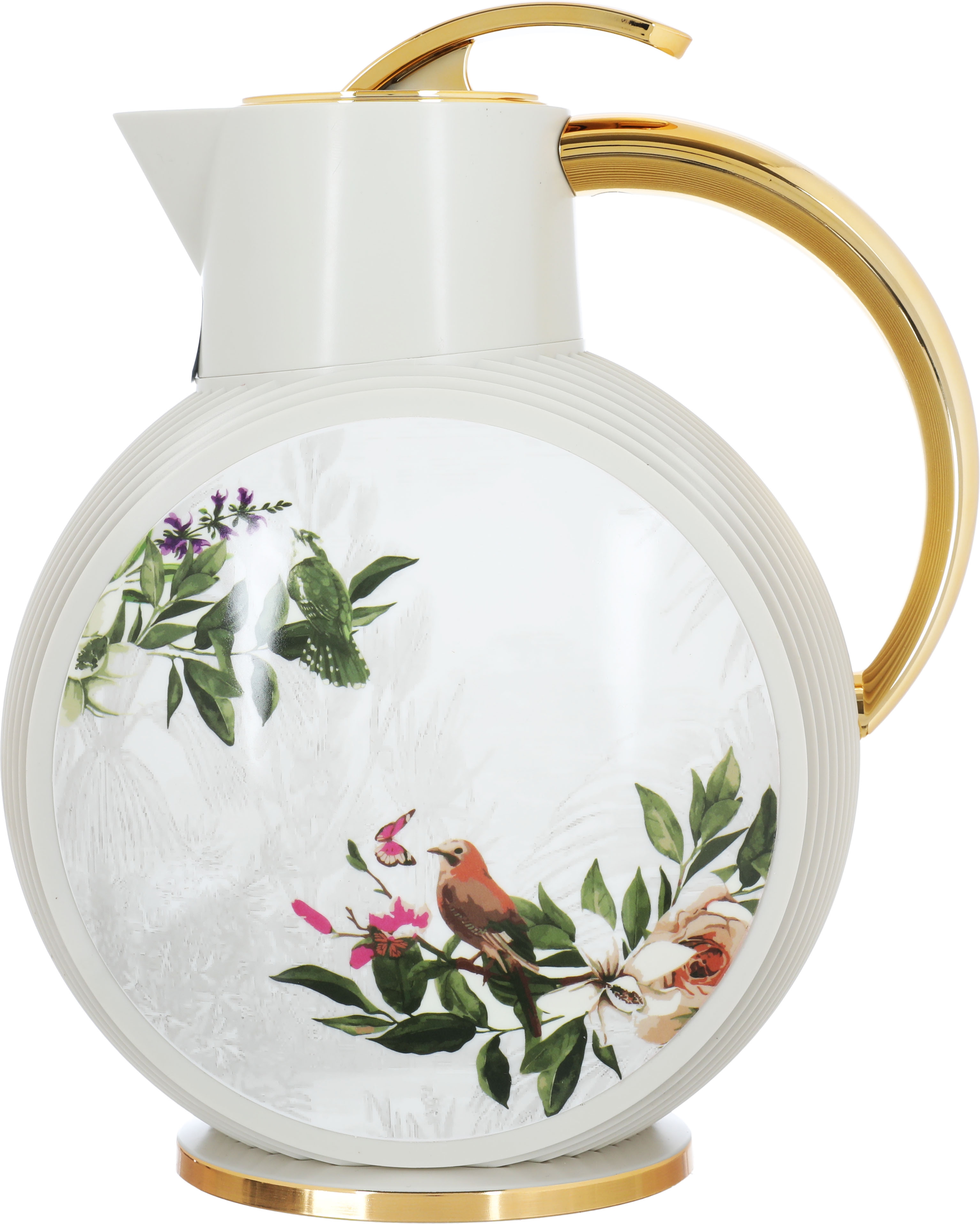Glory Al-Jawhara Thermos, 900 ml, glass inner container, plastic outer shell - beige product image