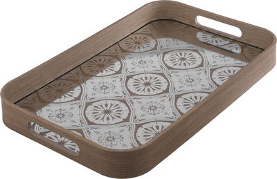 طقم طوفريات خشب السيف غاليري، مستطيل، 2 قطعة - بني خشبي product image 2