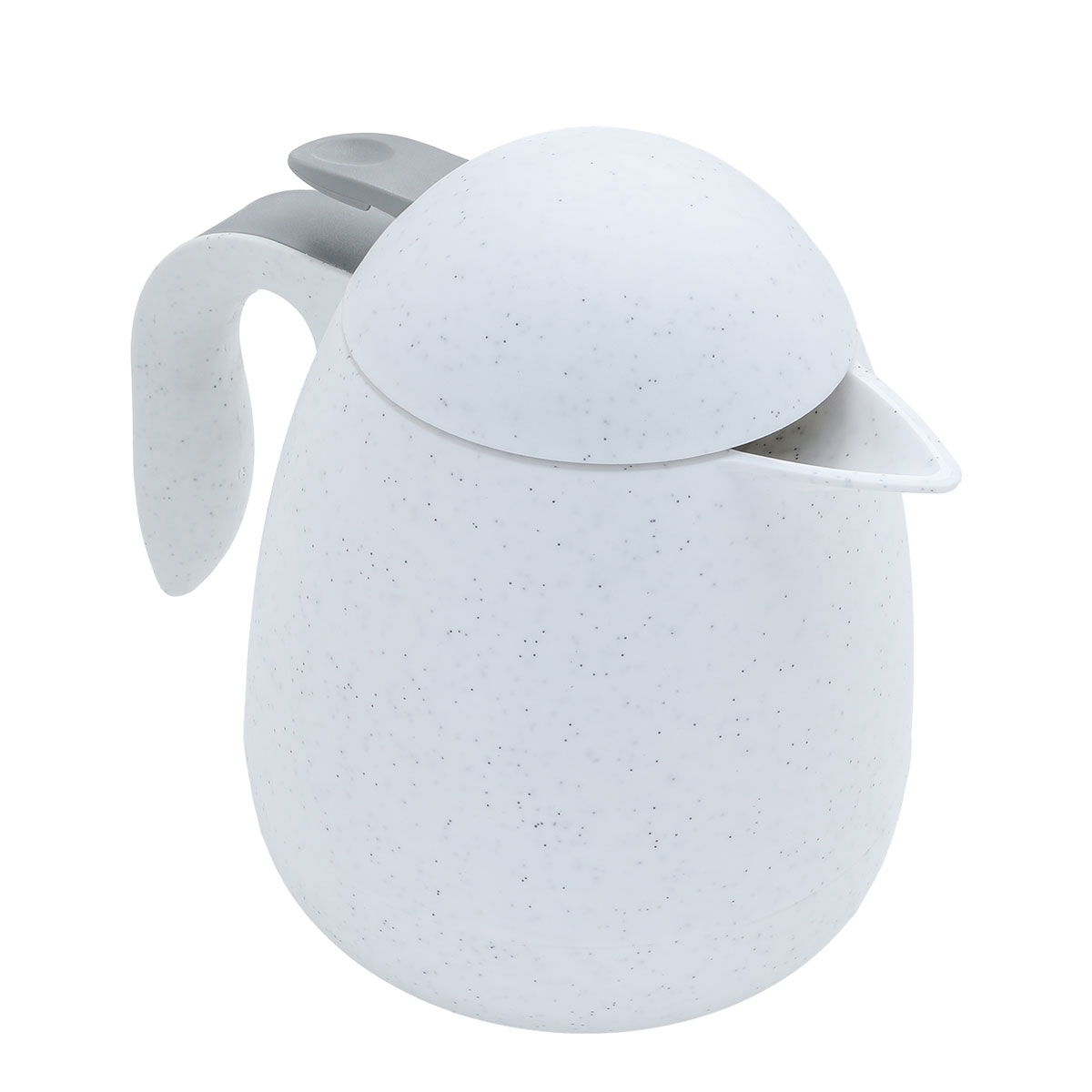 Al-Rhine thermos, compressor, 0.5 litres, thermal glass inner container, plastic outer shell - white product image 2