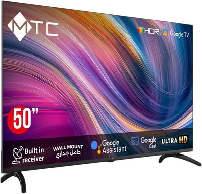 تلفزيون سمارت بدون اطار ام تي سي، 98 بوصة، 4K UHD، شاشة QLED، نظام ويب او اس، 2 ريموت ماجيك/عادي، MT98UH600WOS - اسود product image 3