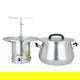 قدر الأكلات الشعبية الكهربائي إديسون، 10لتر، 100واط، APG-CP9000- فضي product image 4