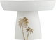 ستاند تقديم جبس السيف غاليري، 19x13x13 سم، دائري، قاعدة، نخلة ذهبي - أبيض product image 2