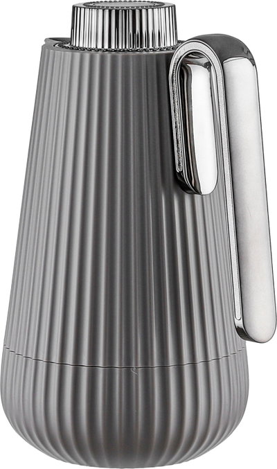 Glory Sumo Thermos, 0.7 Liter, Nickel Handle, Glass Interior, Pump - Glossy Black Cappuccino product image 3