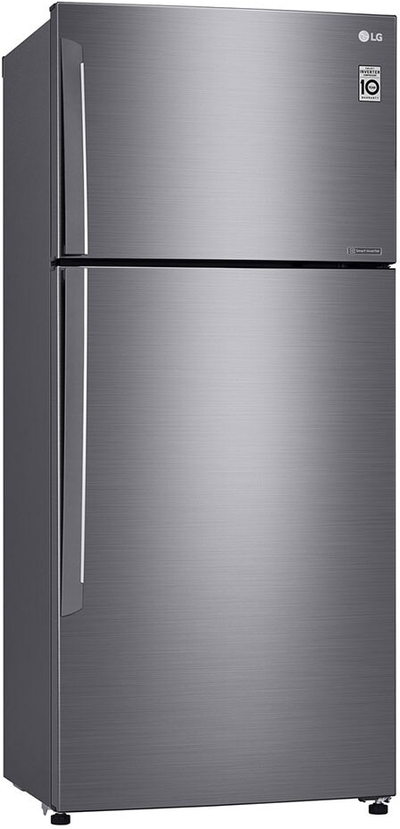 ثلاجة فريزر علوي ال جي، 18 قدم، 509 لتر، 2 باب، واي فاي، LT19CBBSIN - فضي product image 3