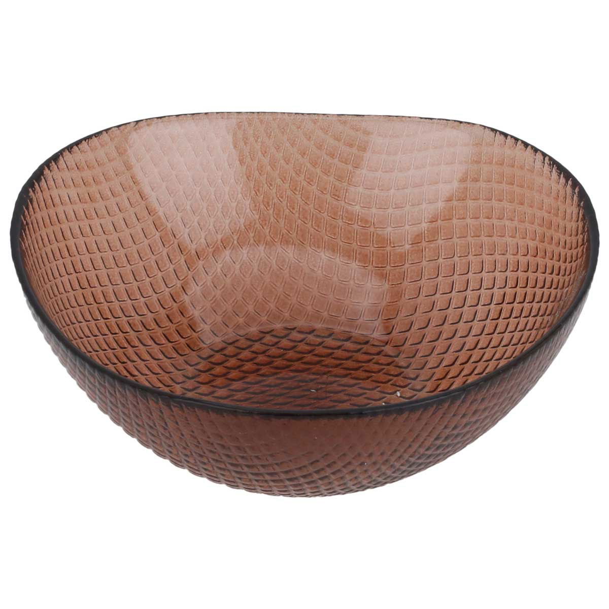 Al Saif Gallery Glass Serving Bowl, 16X16X5 Cm - Dark Pink product image 2