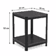 طقم طاولات خشب MDF و معدن، 7 قطع - رمادى اسود product image 4