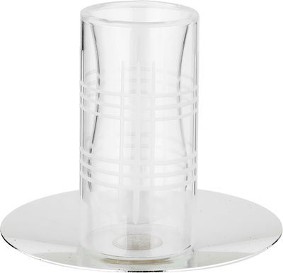 Al Saif Gallery Glass/Stainless Steel Tea and Coffee Serving Set, 18 Pieces - Clear Silver product image 3