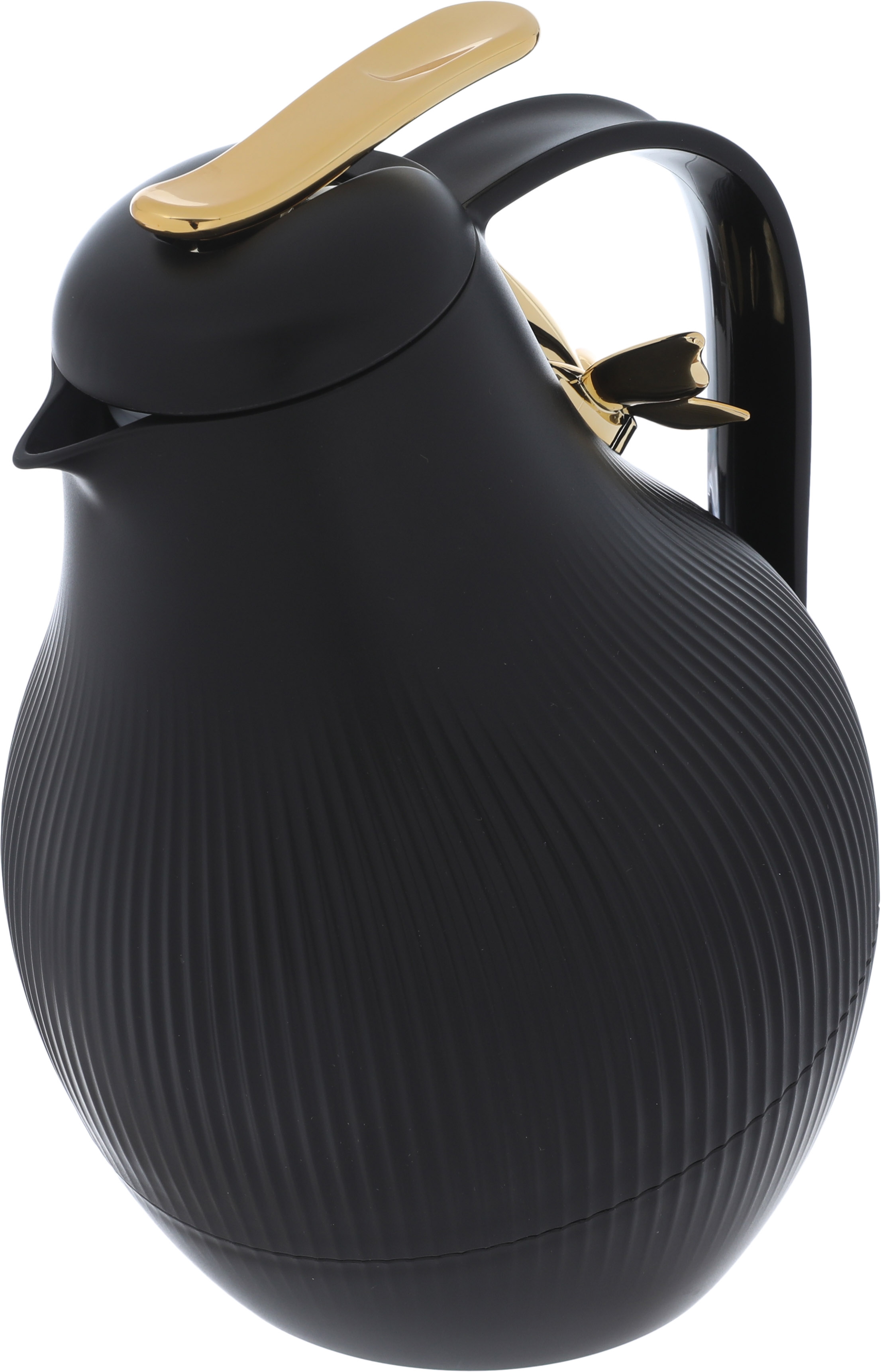 Al Saif Gallery Dora thermos, 1 liter, thermal glass inner container, plastic outer shell - black product image 2