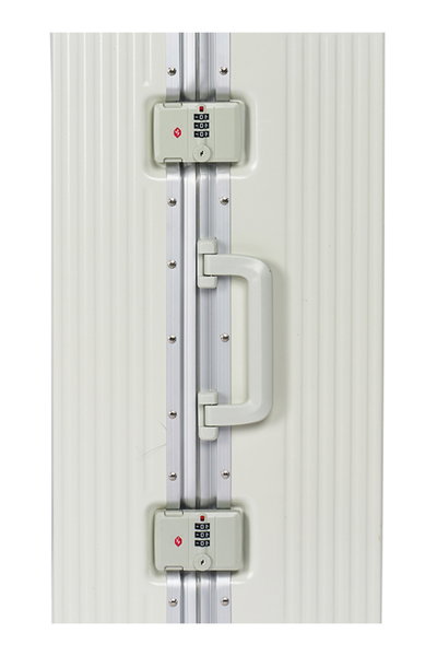 طقم شنط سفر بولي كربونات ليمرا، 2 مقاس، 4 عجلات، LMA-1901 - ابيض product image 4