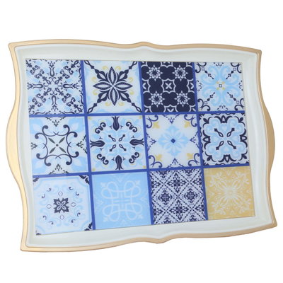 طوفرية بلاستيك السيف غاليري، 49 سم ،مستطيل - أزرق product image 1