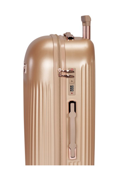 Limra WM-22 ABS Luggage Set, 6 Sizes, 4 Wheels, Combination Lock - Gold product image 6