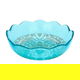 Al Saif Gallery Glass Serving Bowl, 21X21X7 Cm - Turquoise product image 1