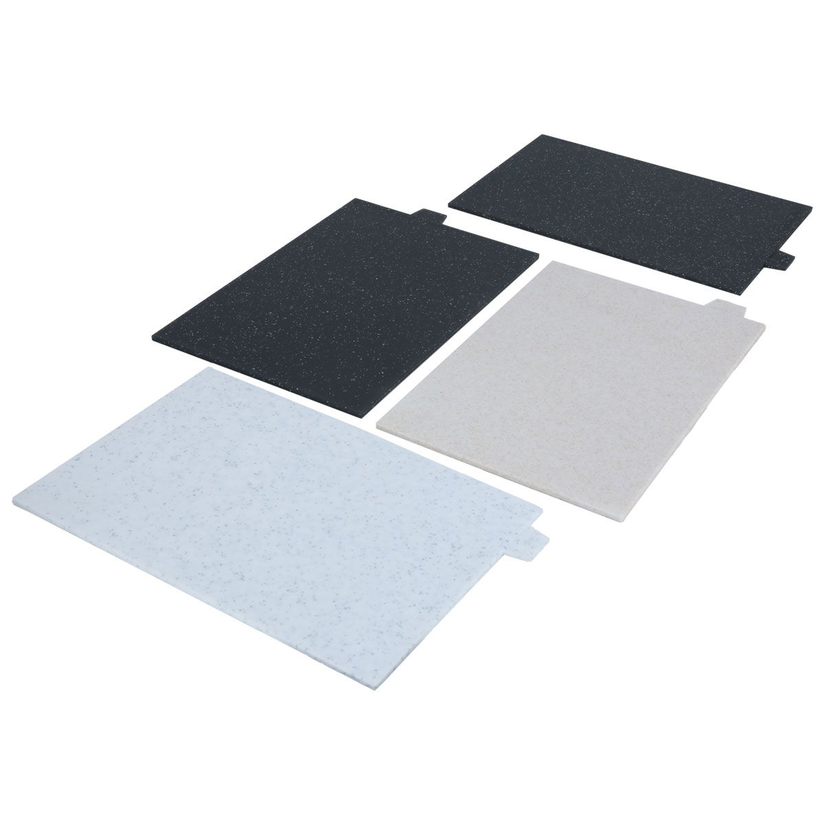 طقم لوح تقطيع رخام السيف غاليري، بستاند، 5 حبات - ملون product image 3