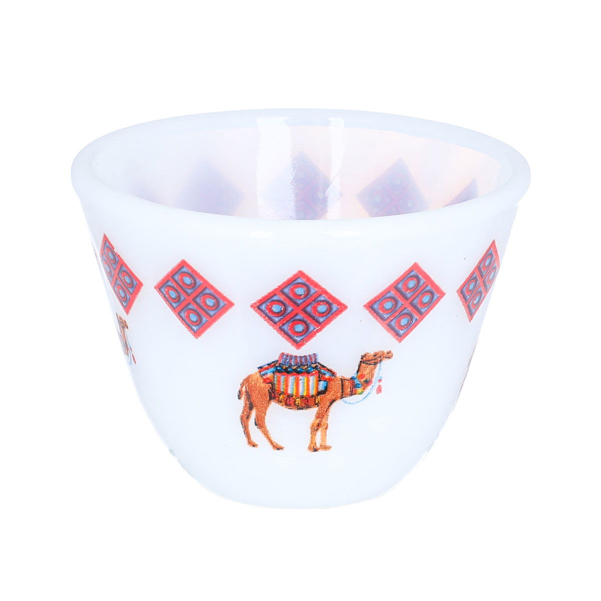 Arcopal Al Saif Gallery Arabic coffee cups set, camel pattern, medium, 12 pieces - white product image 2