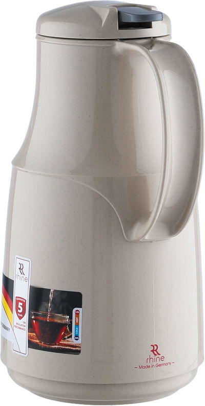 Al-Rhine thermos, 1 liter, press - beige product image 4