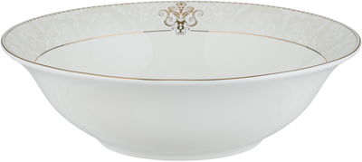 طقم تقديم سفرة بورسلان السيف غاليري، 86 قطعة - أبيض ذهبي product image 8